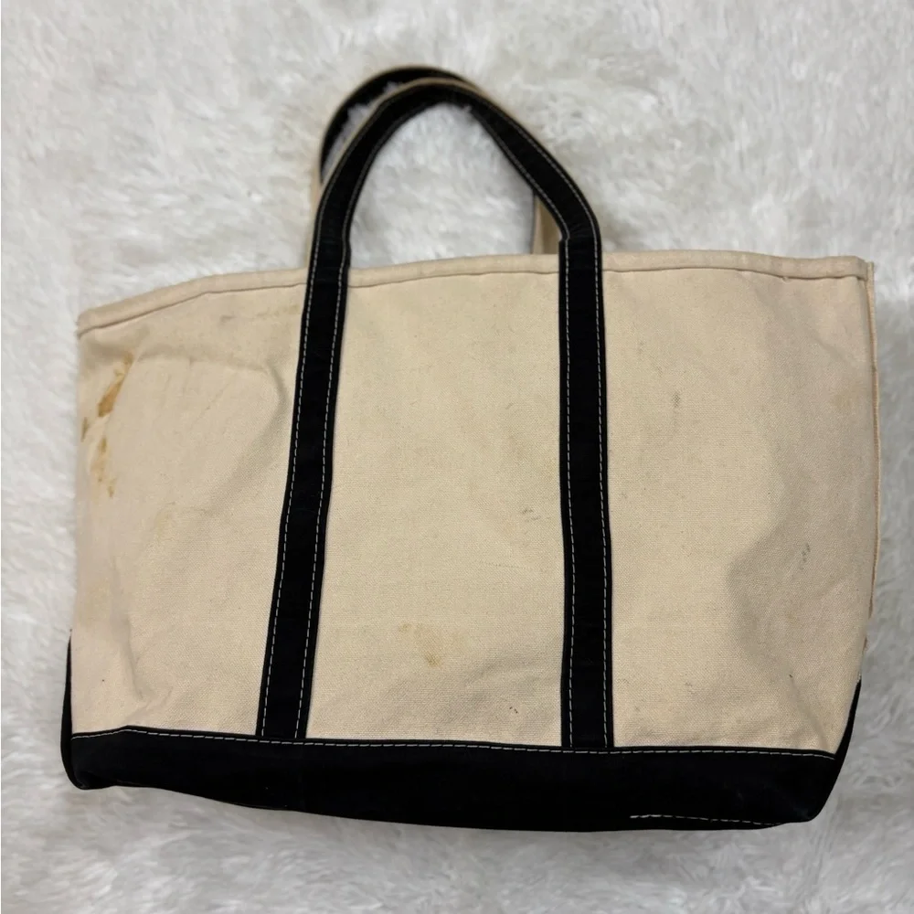 L.L. Bean Beige and Black Men's Tote Bag